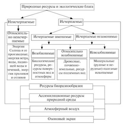 Реферат: Понятие о природных условиях и природных ресурсах, их роль в развитии экономики РФ